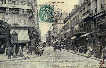 Paris Rue de Levis old